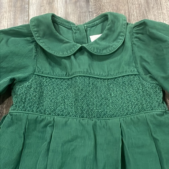 Strasburg Christmas Green corduroy dress size 6 - Picture 2 of 6
